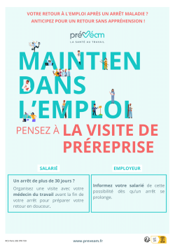 Maintien en emploi - Visite Pré-reprise